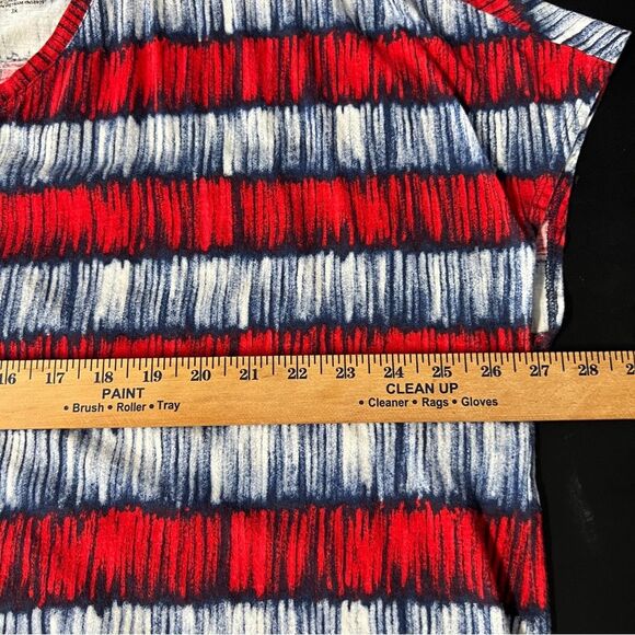 Westbound Womens Patriotic Amercan Flag T-shirt 0623 - Picture 6 of 7